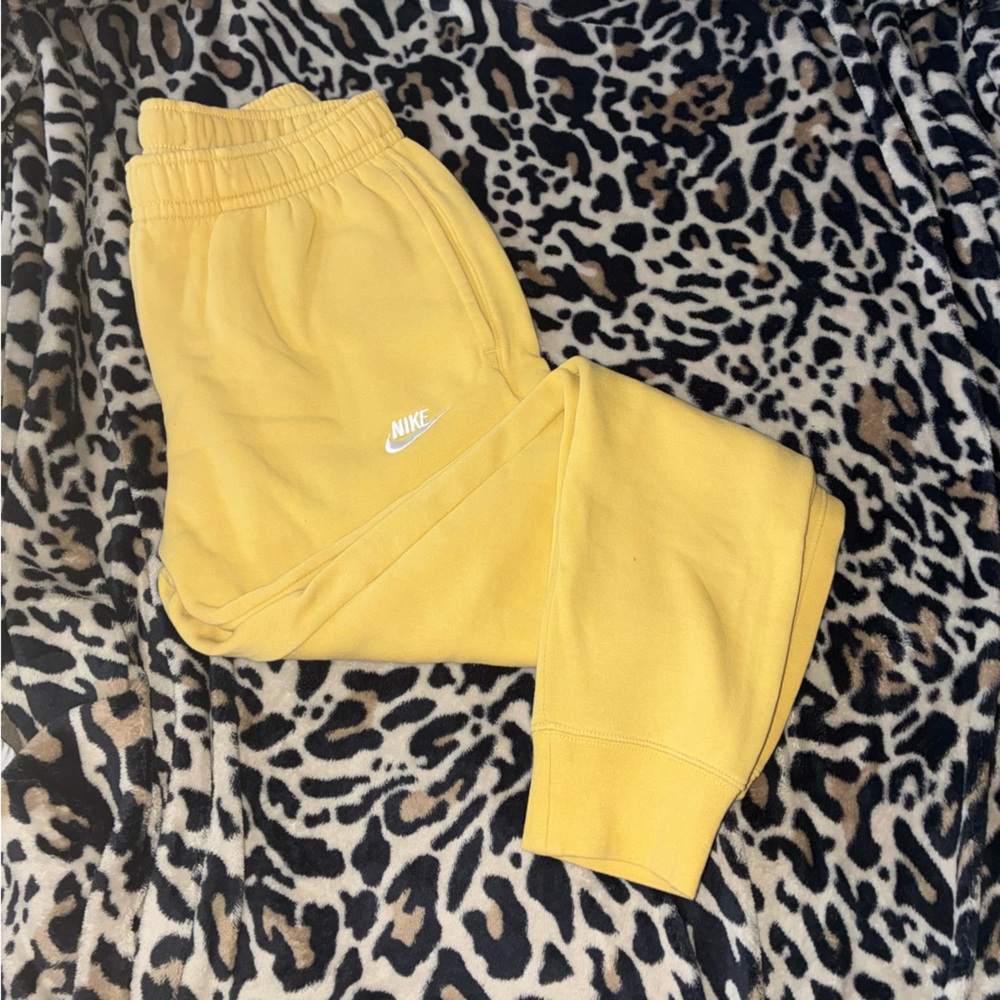 yellow nike sweats